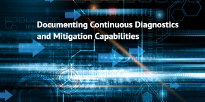 Documenting Continuous Diagnostics and Mitigation capabilities
